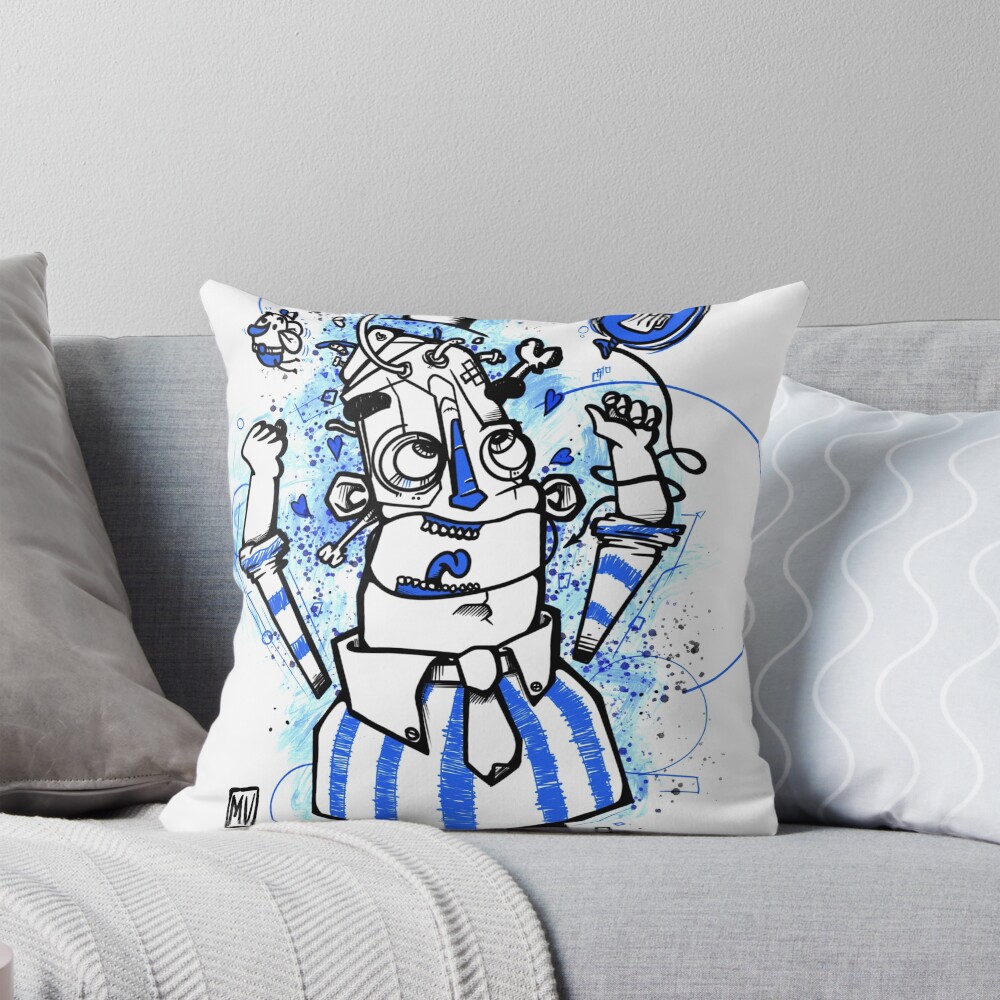 Item preview, Throw Pillow designed and sold by manuvila.