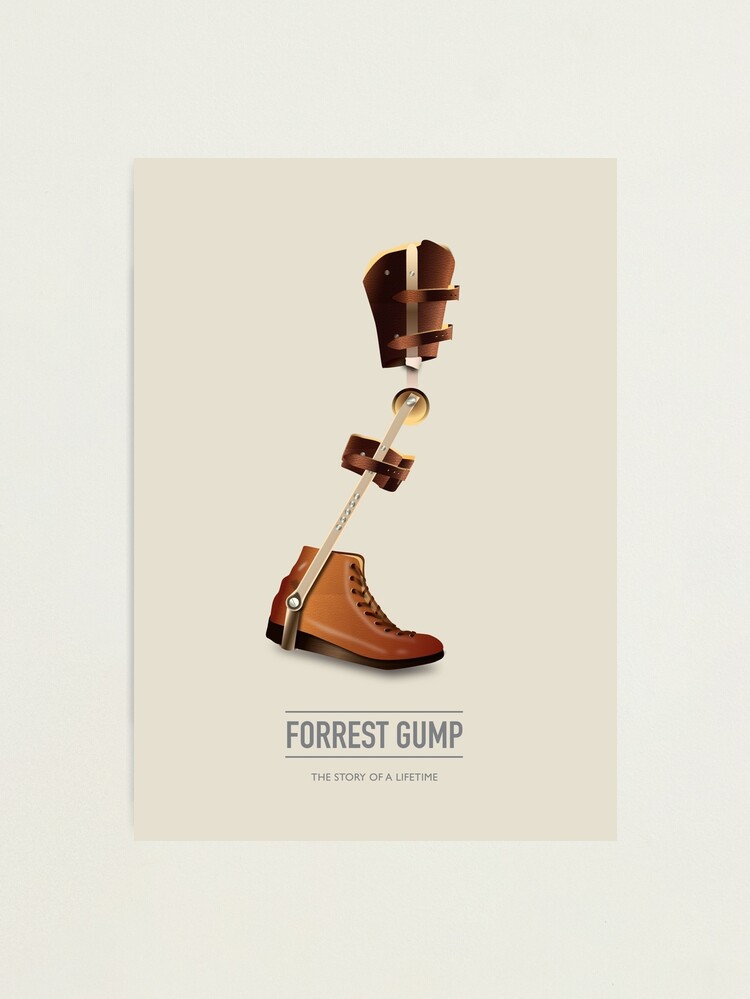 Alternate view of Forrest Gump - Alternative Movie Poster Photographic Print