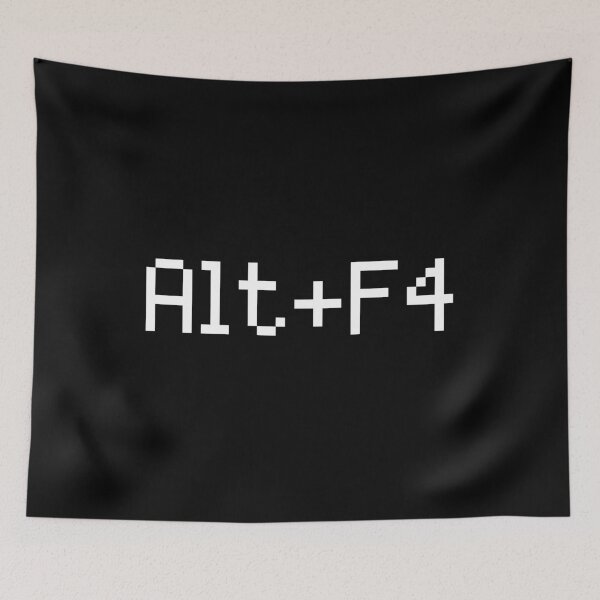 Item preview, Alt+F4 in white designed and sold by CharlieCreator.
