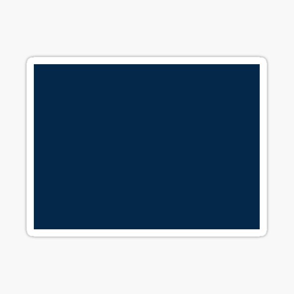 solid kingfisher blue color Sticker