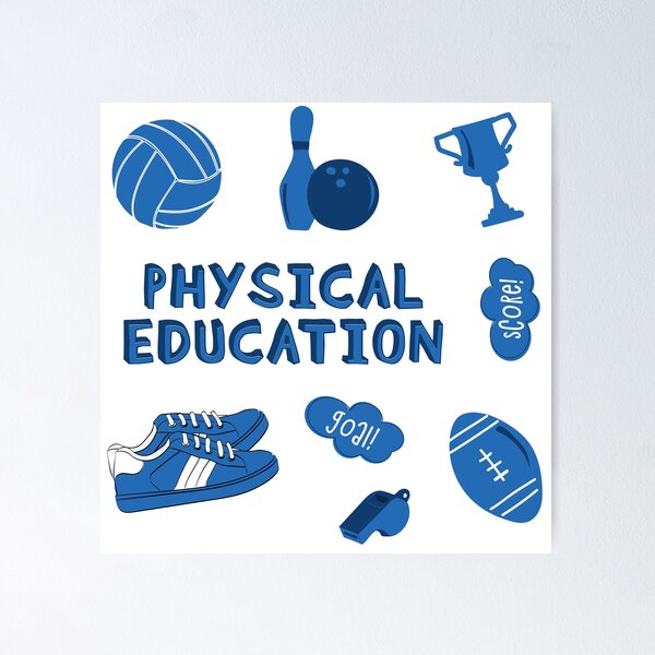 Item preview, Blue Physical Education School Subject Sticker Pack designed and sold by The-Goods.