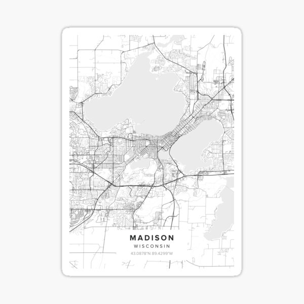Item preview, Madison Map designed and sold by Kara515.