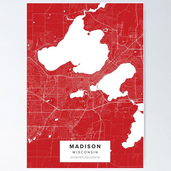 Item preview, Madison Map designed and sold by Kara515.
