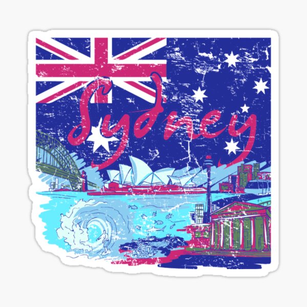 "Sydney" Sticker By Alexandr1978 | Redbubble