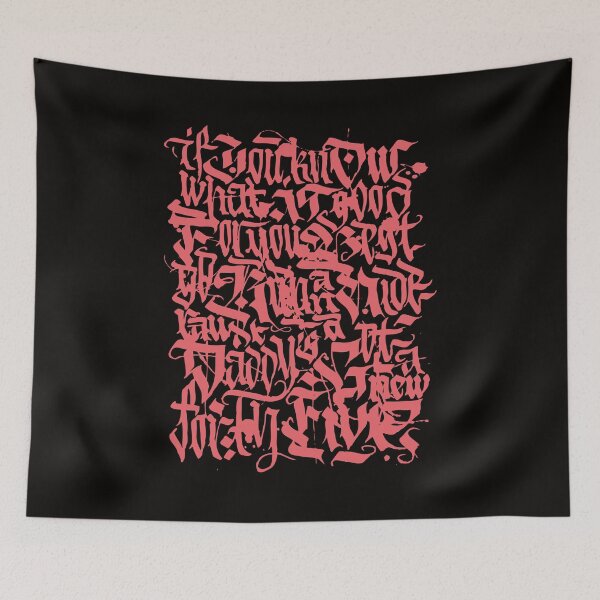 Item preview, Calligraphy designed and sold by THVM theBRICK.