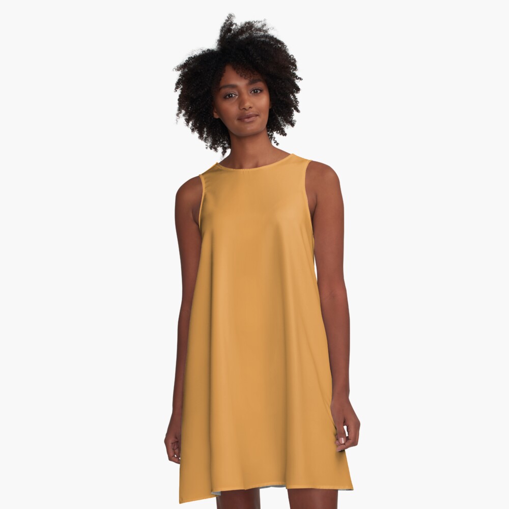 "color butterscotch" ALine Dress for Sale by kultjers Redbubble