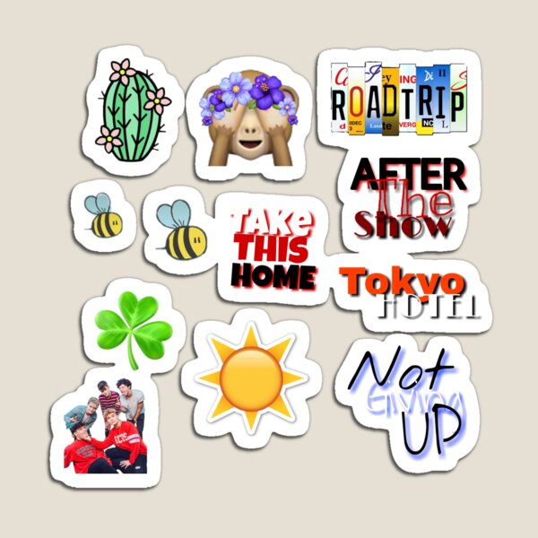 Item preview, Roadtriptv Sticker Pack Notepad and Pillow designed and sold by megsarrt.