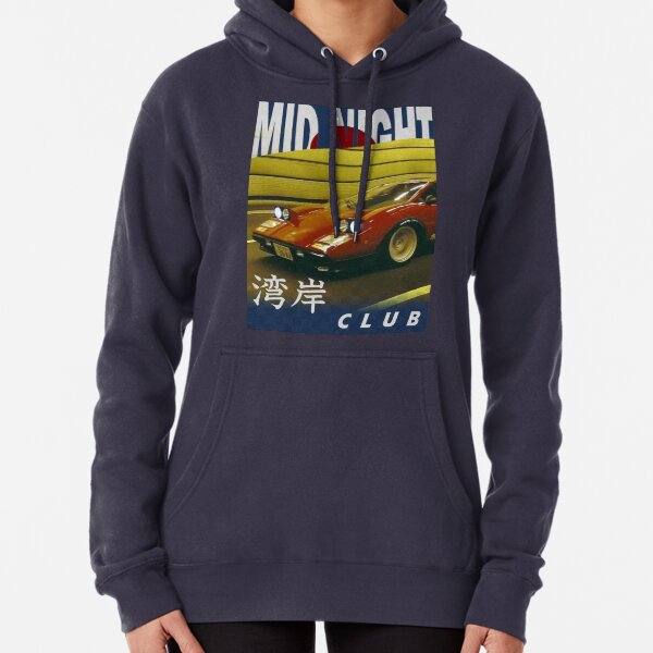 Mid Night Club Japan - Lamborghini Countach Pullover Hoodie