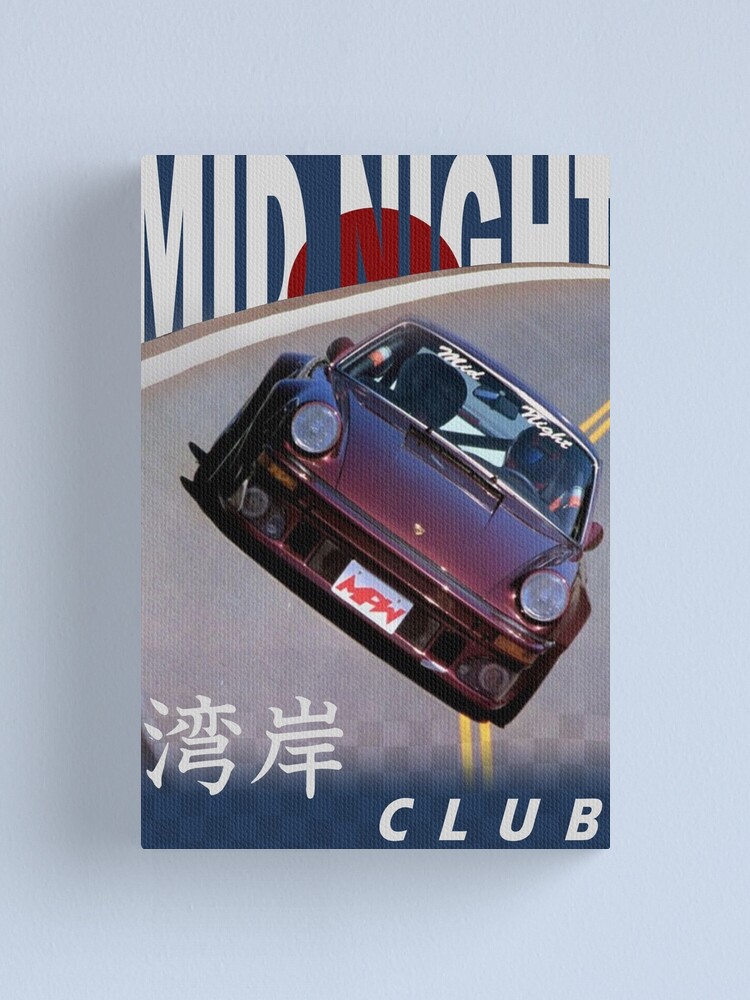 Alternate view of Mid Night Club Japan - Porsche 911 Canvas Print