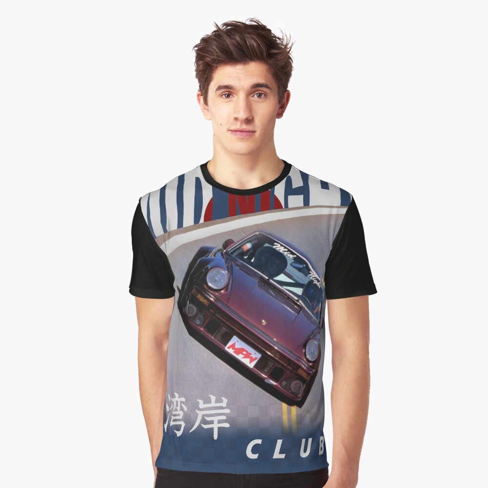 Mid Night Club Japan - Porsche 911 Graphic T-Shirt