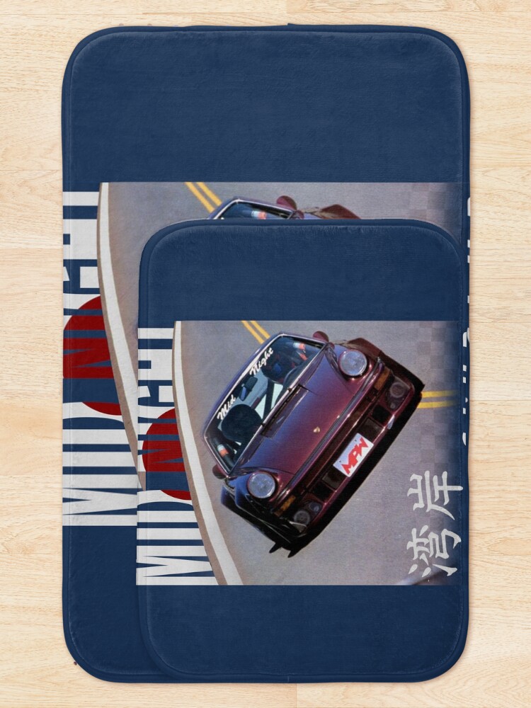 Alternate view of Mid Night Club Japan - Porsche 911 Bath Mat