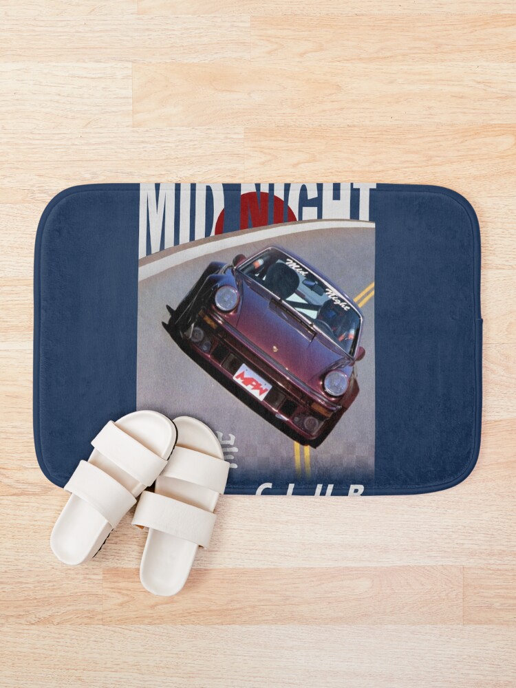 Alternate view of Mid Night Club Japan - Porsche 911 Bath Mat