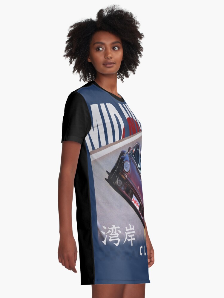 Alternate view of Mid Night Club Japan - Porsche 911 Graphic T-Shirt Dress