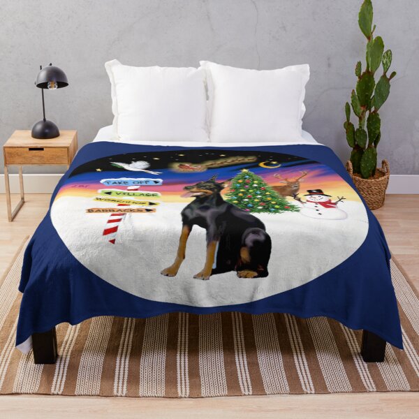 Item preview, Christmas Signs with a Doberman Pinscher designed and sold by JeanBFitzgerald.