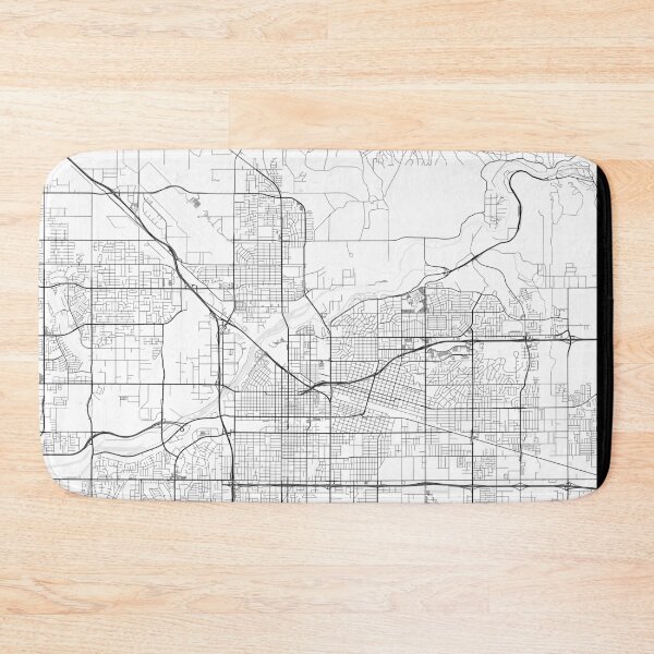 Item preview, Bakersfield CA Map designed and sold by Kara515.