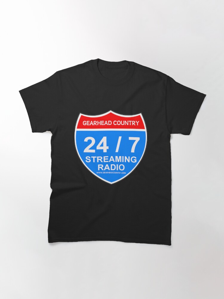 Thumbnail 3 of 7, Classic T-Shirt, Gearhead Country Radio T Shirt designed and sold by ianrome.