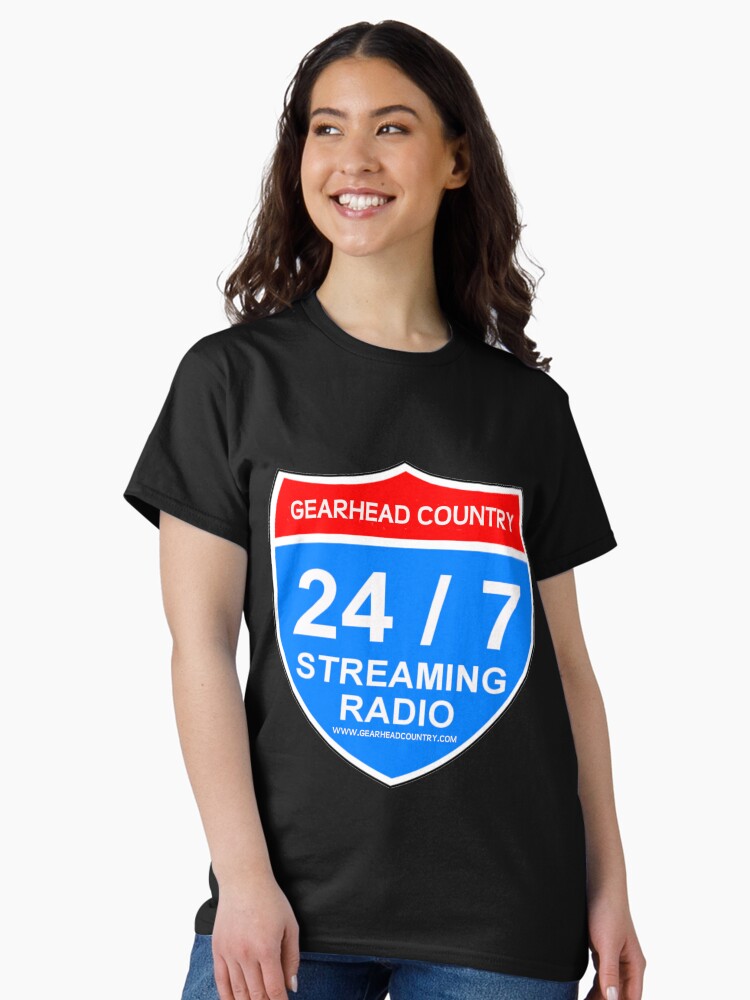Thumbnail 1 of 7, Classic T-Shirt, Gearhead Country Radio T Shirt designed and sold by ianrome.