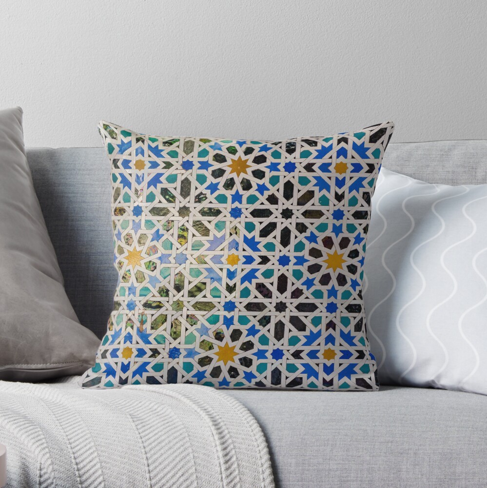 Alcázar of Seville Throw Pillow
