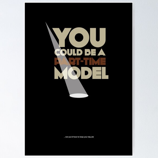 Part-time model | poster Poster