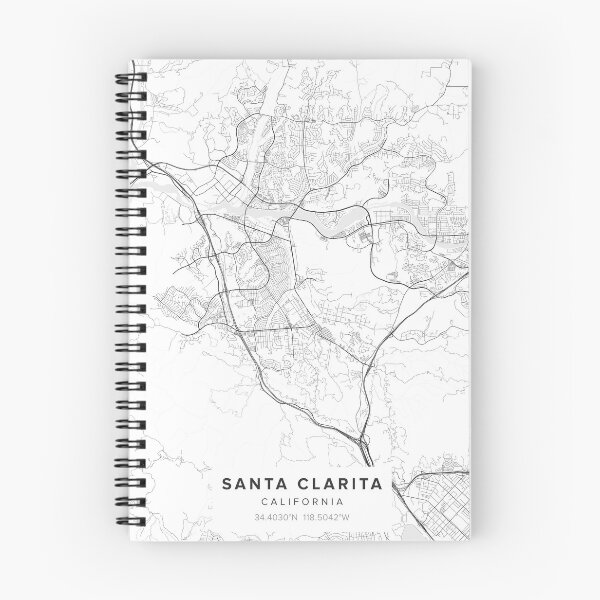 Item preview, Santa Clarita Map designed and sold by Kara515.