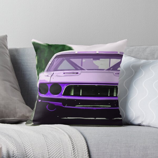 1973 Dodge Challenger Throw Pillow