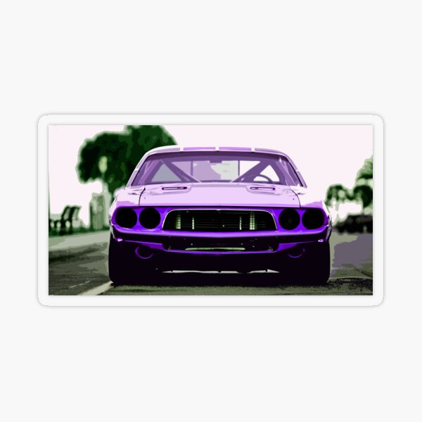 1973 Dodge Challenger Transparent Sticker