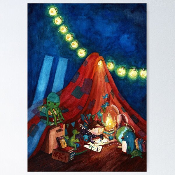 A Homemade Teepee Poster