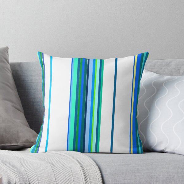 Item preview, Stripes #3 in Blues Green designed and sold by M-SWM.