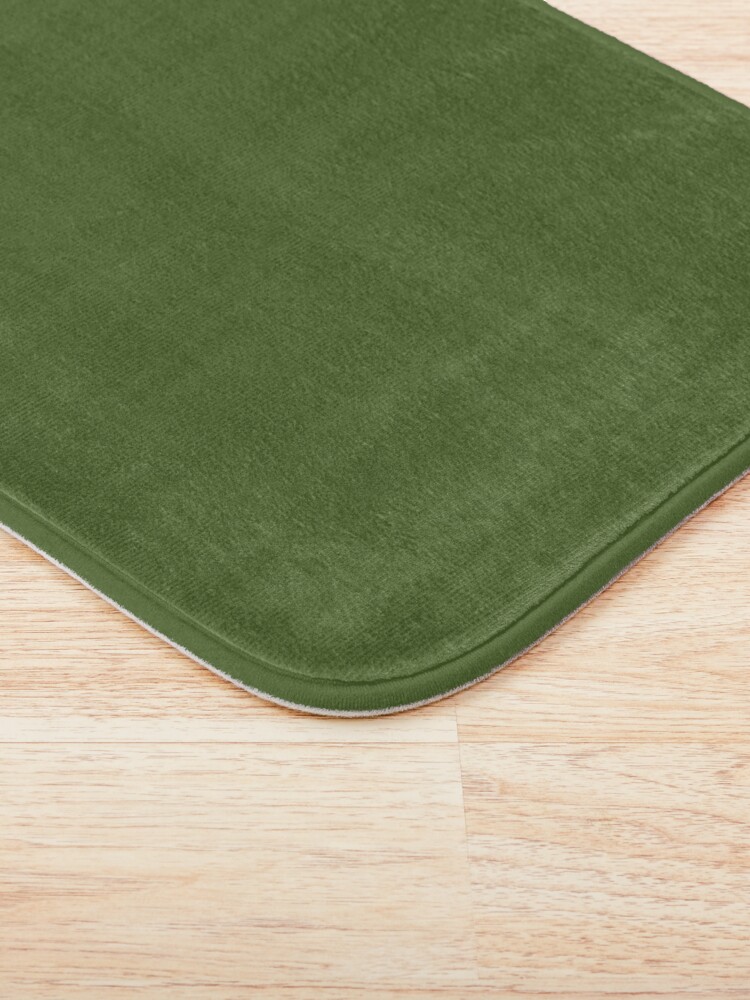 "color dark olive green" Bath Mat for Sale by kultjers Redbubble