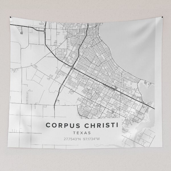 Item preview, Corpus Christi Map designed and sold by Kara515.