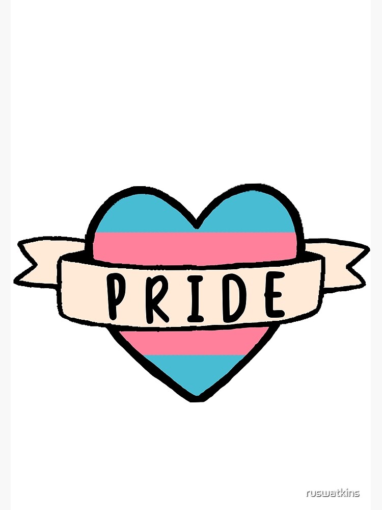 Transgender Trans Transpride Sticker By Gee Theyhe - Genderfluid