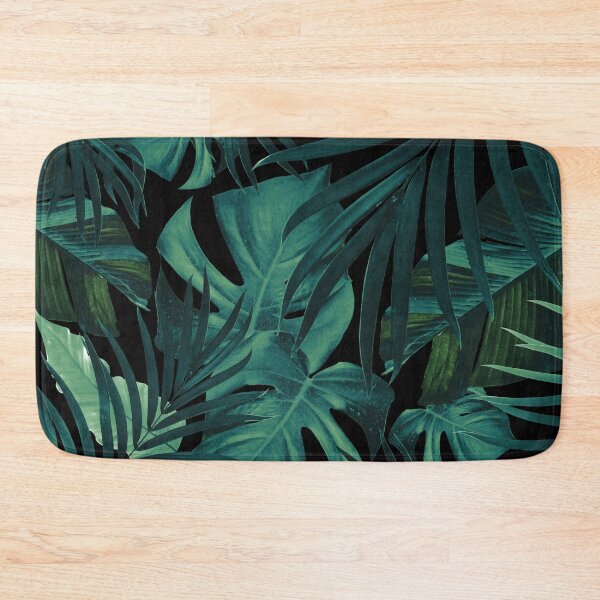 Item preview, Tropical Jungle Night Leaves Pattern #1 #tropical #decor #art designed and sold by Anita's & Bella's Art.