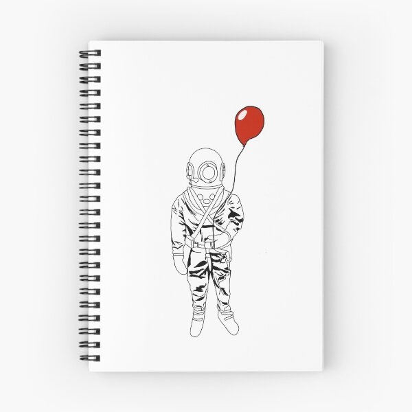 Item preview, Diver in space with balloon. designed and sold by Jules183.