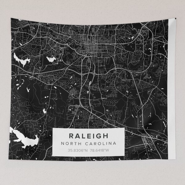 Item preview, Raleigh Map designed and sold by Kara515.