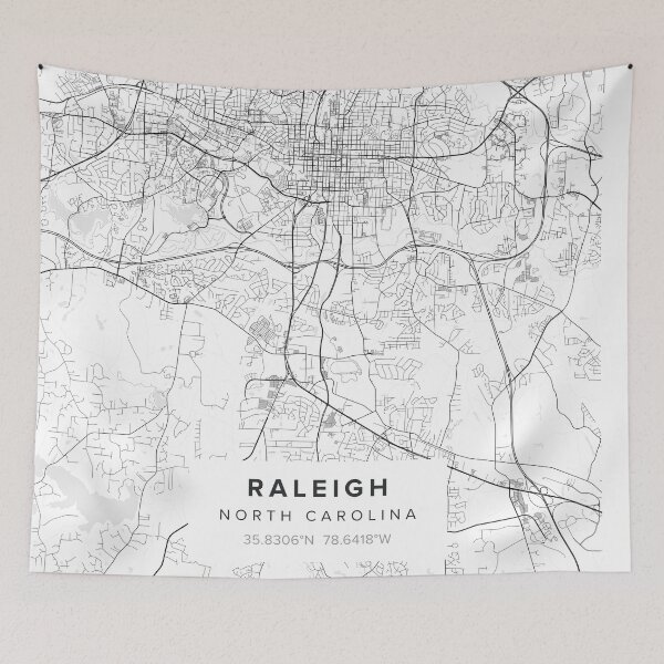 Item preview, Raleigh Map designed and sold by Kara515.