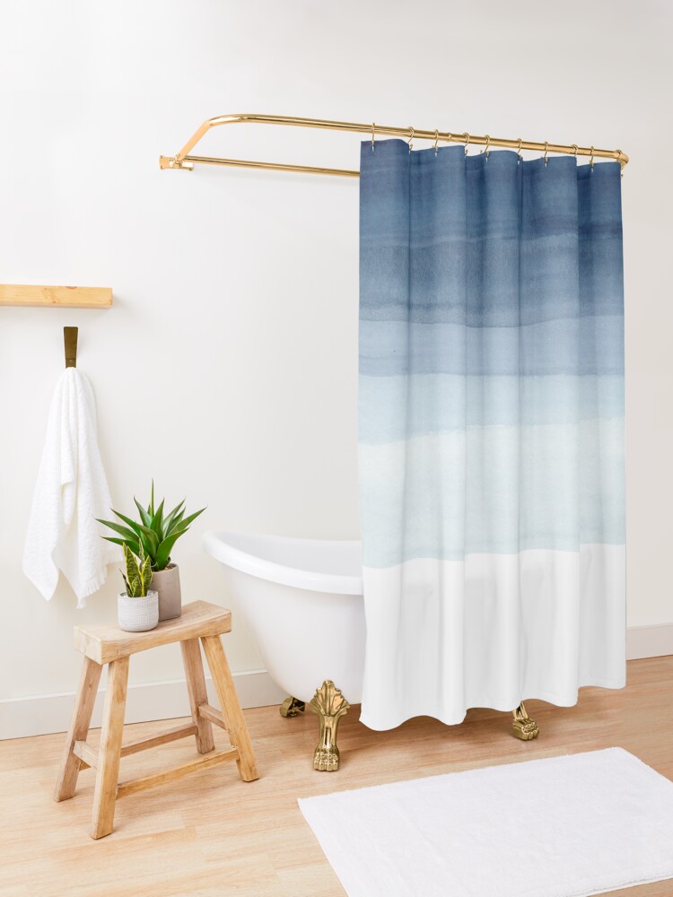 Alternate view of ocean Shower Curtain