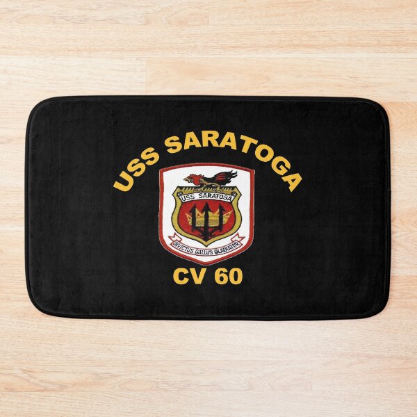 Item preview, USS Saratoga (CV/CVA/CVB-60) Crest for Dark Colors designed and sold by Nikki SpaceStuffPlus.