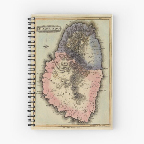 Item preview, Vintage St Vincent Island Map (1823) designed and sold by BravuraMedia.
