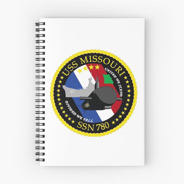Artikelvorschau, SSN-780 USS Missouri Wappen entworfen und verkauft von Nikki SpaceStuffPlus.