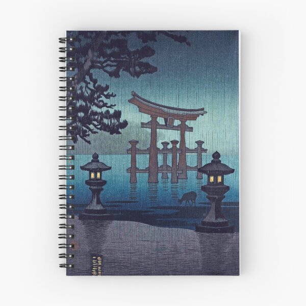 Item preview, Miyajima in Rain by Tsuchiya Koitsu designed and sold by ArtExpression.
