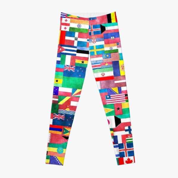 World of Flags Leggings