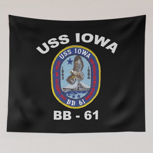 Item preview, USS Iowa (BB-61) for Dark Colors designed and sold by Nikki SpaceStuffPlus.