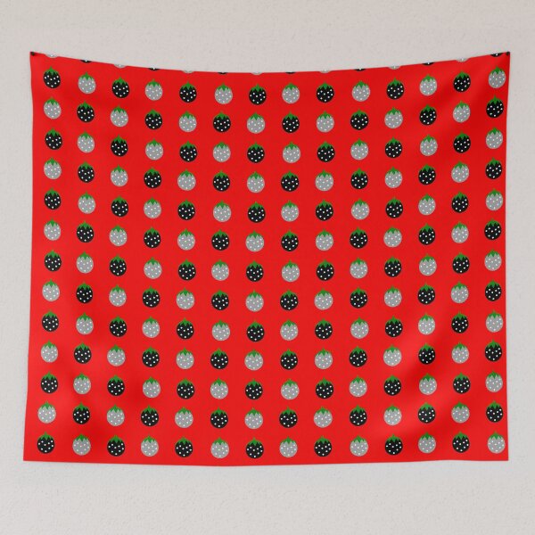 Item preview, black and grey wild staeberries designed and sold by M-Lorentsson.