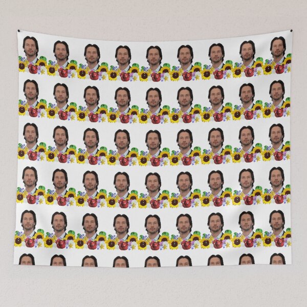 Item preview, Keanu Reeves Flower and Sparkle designed and sold by SockSandwich.