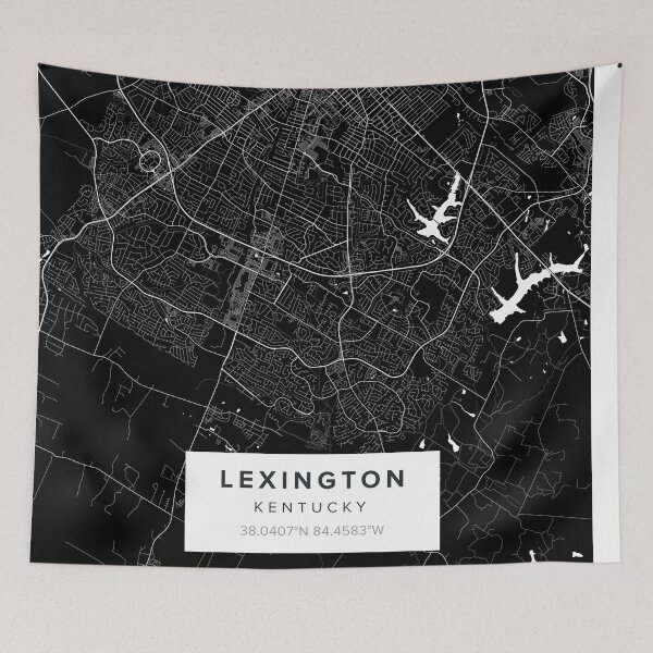 Item preview, Lexington KY Map designed and sold by Kara515.