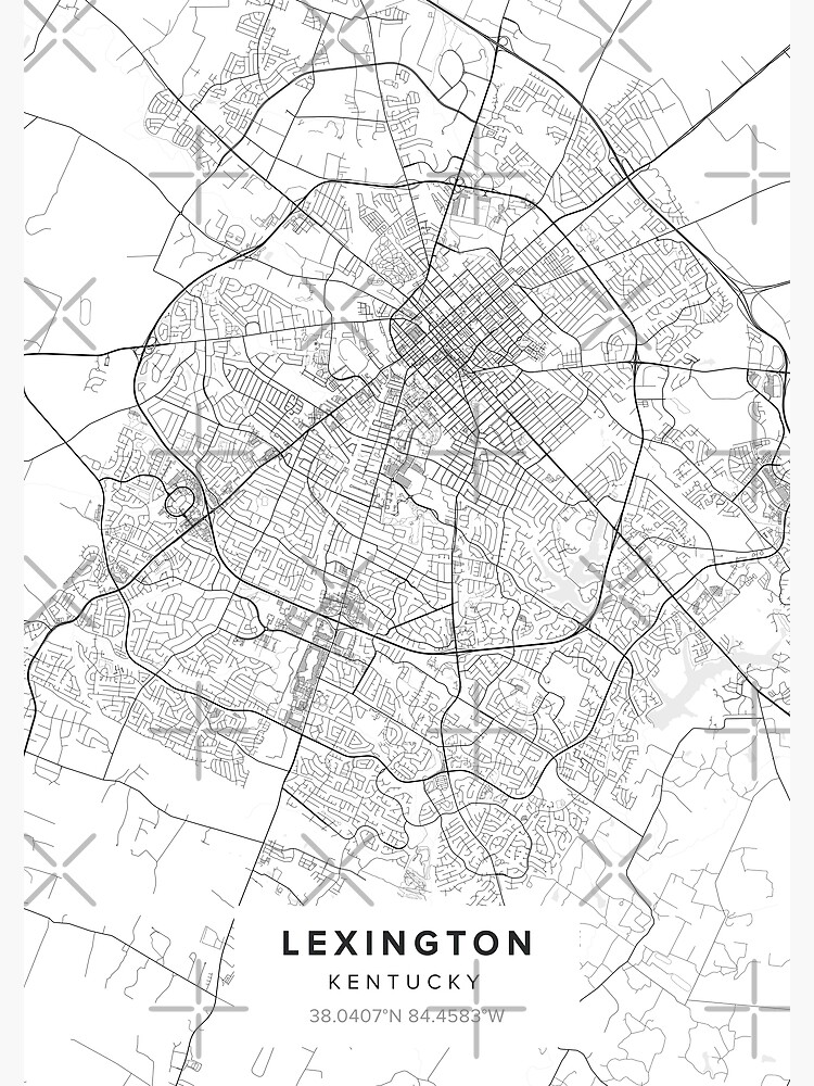 Printable Map Of Lexington Ky