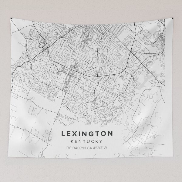Item preview, Lexington KY Map designed and sold by Kara515.