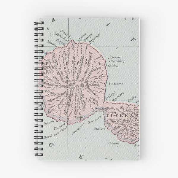 Item preview, Vintage Map of Tahiti (1901) designed and sold by BravuraMedia.