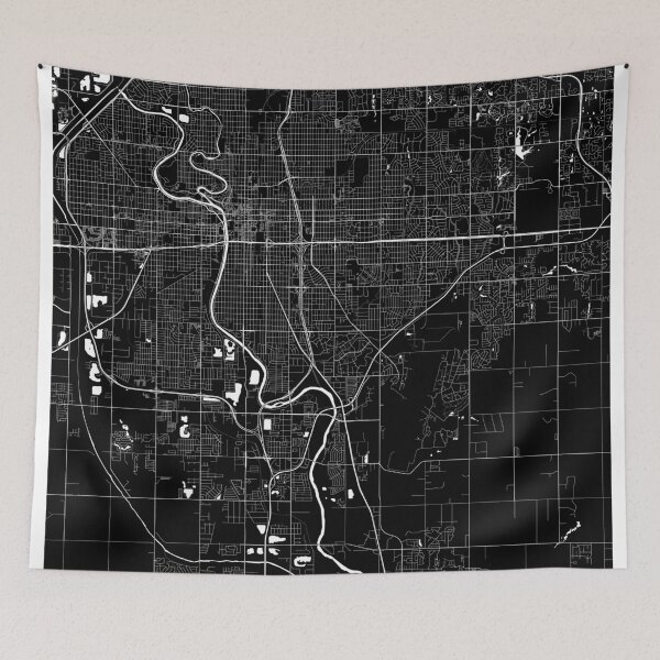 Item preview, Wichita Map designed and sold by Kara515.