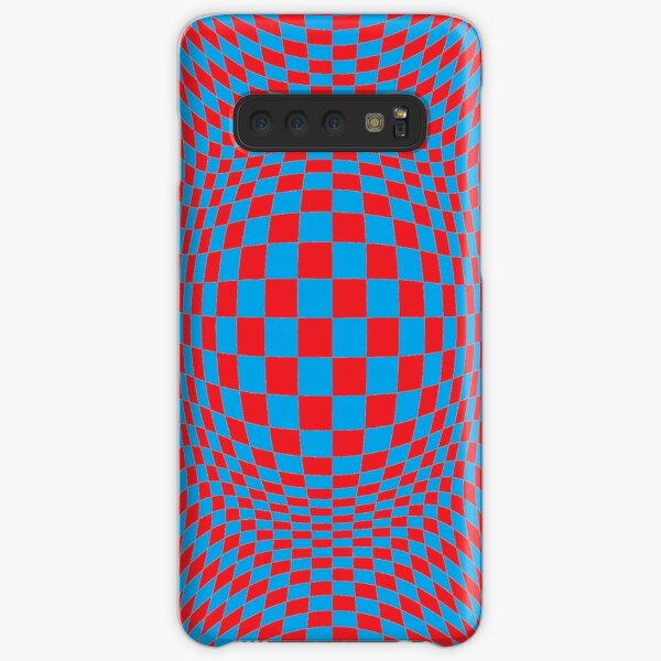 #Optical #Checker #Illusion #Pattern, design, chess, abstract, grid, square, checkerboard, illusion Samsung Galaxy Snap Case